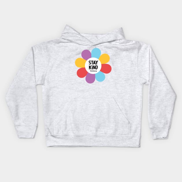 Flowers of hope: STAY KIND Kids Hoodie by Kleinburg Village